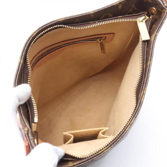 LOUIS VUITTON Brown Monogram Leather Looping GM Shoulder Bag - Picture 4 of 11